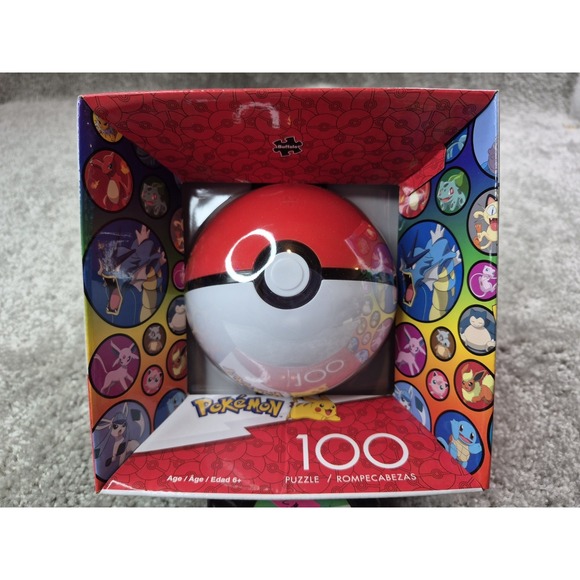 Buffalo Games Other - Pokemon Pokeball Puzzle Pikachu 100 Pieces Buffalo Games New